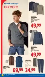 Catalog Lidl săptămâna 44 Pagină 32: Esmara men pantaloni molton bărbați €34,99, Esmara men hanorac molton, bărbați €49,99