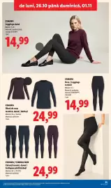 Catalog Lidl săptămâna 44 Pagină 35: Esmara / Esmara Men Colanți termici, damă / Indispensabili bărbați €24,99