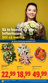 Catalog Lidl săptămâna 44 Pagină 40: Buchet de trandafiri și Alstroemeria €22,99, Buchet mixt multicolor €49,99