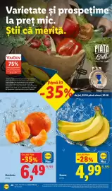 Catalog Lidl săptămâna 44 Pagină 48: Lidl mandarine €6,49, Lidl Banane €4,99