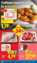 Catalog Lidl săptămâna 44 Pagină 50: Lidl Mușchiuleț din piept de curcan €4,99, Carne de vită pentru gulaș €27,99