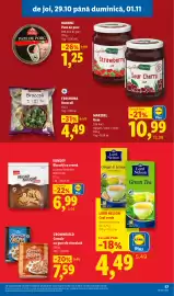 Catalog Lidl săptămâna 44 Pagină 57: Freshona Broccoli €4,49, Lord nelson ceai verde €4,49