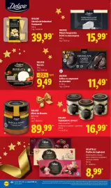 Catalog Lidl săptămâna 44 Pagină 62: Deluxe Sufleu cu umplutură de ciocolată €11,49, Gelatelli înghețată în straturi €16,99