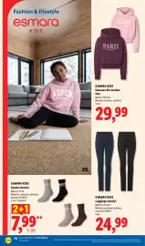 Catalog Lidl săptămâna 44 Pagină 70: Esmara kids leggings termici €24,99, Esmara kids șosete termice €7,99
