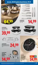 Catalog Lidl săptămâna 44 Pagină 75: Livarno ceas de perete cu termometru și higrometru €34,99