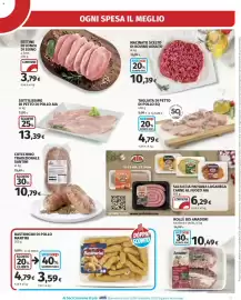 Volantino Ipercoop Pagina 15: Sottillissime di petto di pollo AIA €13,39, Tagliata di petto di pollo SQ €4,79