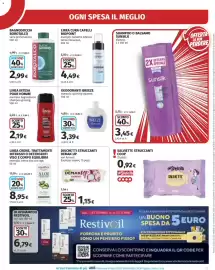 Volantino Ipercoop Pagina 23: Dischetti struccanti Demak Up €1,15, Bagnodoccia Borotalco €2,99