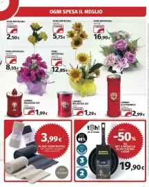 Volantino Ipercoop Pagina 29: Set 2 padelle alta cucina Coop €19,90, Plaid coop in pile €3,99