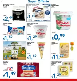 Volantino Migross Supermercati e Market Pagina 5: Ricotta la gustosa €1,29, Formaggio spalmabile Exquisa ai funghi €1,59