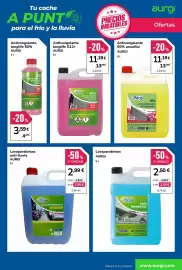 Catálogo Aurgi Página 4: Aurgi lavaparabrisas anti-lluvia €2,99, Aurgi anticongelante longlife G12+ €11,19