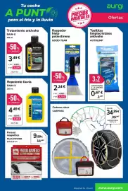 Catálogo Aurgi Página 6: Rain-x tratamiento antivaho €3,49, Rain-x repelente lluvia €4,49