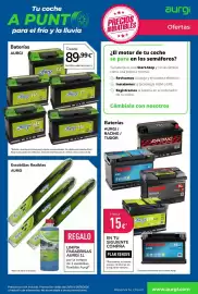 Catálogo Aurgi Página 7: Aurgi baterías €89,99, Aurgi baterías €15,00