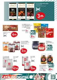 Catálogo Condis Página 11: Lindt - xocolata €3,49, Valor - xocolata pura d'avellana €4,69