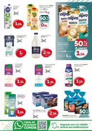 Catálogo Condis Página 9: Puleva - llet sense lactosa €1,15, Letona - llet fresca sencera €2,79