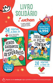 Folheto Auchan semana 43 Página 40: LIVRO SOLIDÁRIO Auchan €4,99