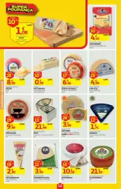 Folheto Auchan semana 43 Página 12: Queijo DOP São Jorge €3,99, Queijo Gouda Sombrero de Copa €3,99