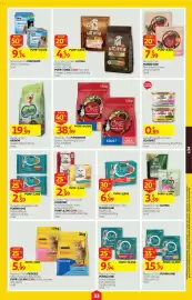 Folheto Auchan semana 43 Página 33: Ração p/ Cão Purina One €38,99, Ração p/ Cão Mini ultima €4,79