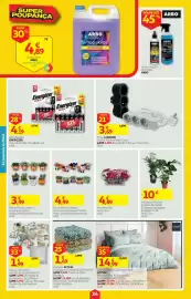 Folheto Auchan semana 43 Página 34: Ficha legrand 3x2p+t frontal preta/ cinza €3,69, Toalhete ACTUEL €1,49