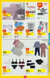 Folheto Auchan semana 43 Página 35: Pack 3 Body's €5,99, Pijama de Veludo Inextenso €5,99