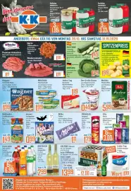 Klaas und Kock Prospekt woche 44 Seite 1: Lachgummi Milchgeister €0,99, Böklunder Landbockwurst €1,49