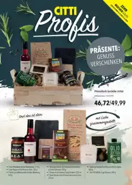 CITTI Markt Prospekt | Präsente Profis Seite 1: GHORBAN Fruchtwerker Himbeer 0170 EXTRA VERGINE O ZEHN KW 43-53 VOM 21.10