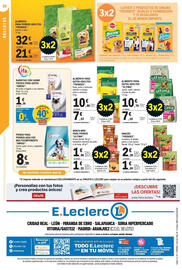 Catálogo E.Leclerc Página 36: Friskies €21,99, Friskies snacks €2,39