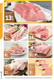 Catálogo E.Leclerc Página 2: Panceta fresca de cerdo €5,49, Magro de cerdo €4,99