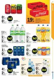 Catálogo E.Leclerc Página 23: Fanta limón o naranja €1,03, Solán de Cabras agua mineral natural con gas €2,20