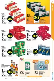 Catálogo E.Leclerc Página 25: Amstel cerveza €5,33, Heineken cerveza €6,66