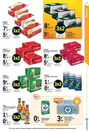 Catálogo E.Leclerc Página 25: Amstel cerveza €5,33, Heineken cerveza €6,66
