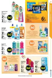 Catálogo E.Leclerc Página 29: Finish pastilla lavavajillas €6,95, Don Limpio limpiahogar €3,49