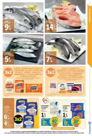 Catálogo E.Leclerc Página 3: Sardina de asar. €5,49, Trucha asalmonada €7,49