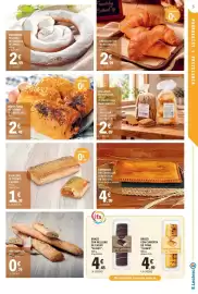 Catálogo E.Leclerc Página 5: Napolitana de crema o chocolate €2,48, Hojaldre de tomate y queso €1,38