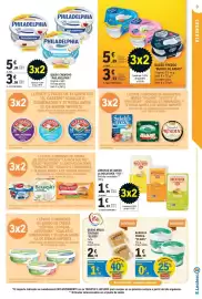 Catálogo E.Leclerc Página 9: Philadelphia queso cremoso €3,99, La bocatería lonchas de queso €1,99