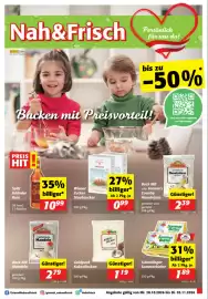 Nah&Frisch Flugblatt woche 44 Seite 1: Goldpack Kokosflocken €1,19, Back Mit Mandeln €2,79