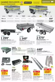 Catalogue Espace emeraude page 13: Lider Benne basculante €2.579,00, TRAILERS Antivol universel compact €22,90