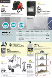 Catalogue Espace emeraude page 6: KEMPER Chauffage d'appoint radiant €99,90, Mecafer Chauffage d'atelier soufflant €69,90