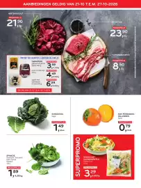 Alvo folder Pagina 3: Savooikool €1,49, Gekaramelliseerde appels €3,59