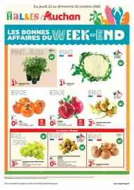 Catalogue Auchan Supermarché | Bons plans du week end page 1: CHOU-FLEUR €1,89, HERBES EN POT BIO €1,69