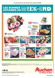 Catalogue Auchan | Bons plans du week end page 2: NOIX DE SAINT-JACQUES €35,00, DOS DE TILAPIA €16,99