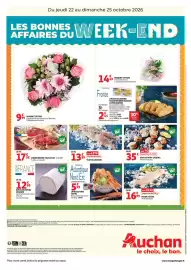 Catalogue Auchan | Bons plans du week end page 2: NOIX DE SAINT-JACQUES €35,00, DOS DE TILAPIA €16,99