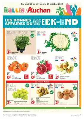 Auchan | Bons plans du week end (valable jusqu'au 25-10)