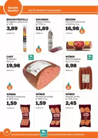 Volantino GrosMarket Pagina 10: Roastbeef €19,98, Wüber Würstel Servelade €1,59