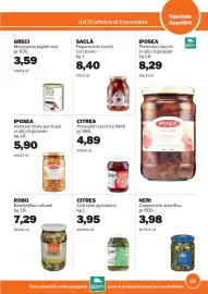 Volantino GrosMarket Pagina 23: Citres Cetriolini agrodolce €3,95, Sacla peperoncini farciti con tonno €8,40