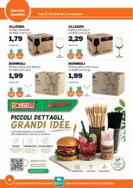 Volantino GrosMarket Pagina 28: Bormioli Divino calice vino rosso €1,99, Calice Cabernet Allegra €1,79