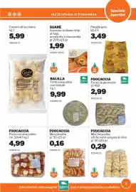 Volantino GrosMarket Pagina 3: Arancine siciliane fritte SUARÈ €1,99, Foocaccia mini pizzette €0,16