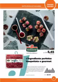 Volantino GrosMarket Pagina 9: B C dal 21 ottobre al 3 novembre Speciale Aperitivi BORDONI Julienne DIBRESAOLA B BORDONI