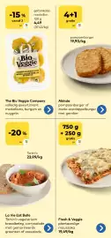 Bio Planet folder Pagina 10: Fresh & Veggie plantaardige moussaka €19,49, Geitenkaasmedaillon €4,49