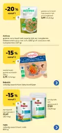 Bio Planet folder Pagina 14: Activus groene curry bowl €3,99, Wortel-maïs-quinoa-koriander €2,79