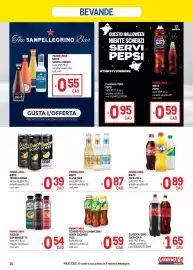 Volantino Metro Pagina 15: Tè nero pesca/limone con/ senza zuccheri Fuze €0,59, Bibite Fever Tree €0,87